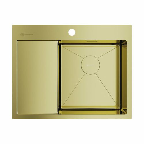 Кухонная мойка Omoikiri Akisame 4973084 65х51 цвет светлое золото