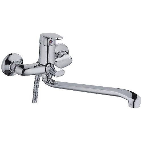 Cмеситель для ванны и душа Haiba HB2216 настенный хром