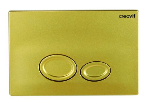 Клавиша смыва механическая Creavit GP2006.00 цвет золото
