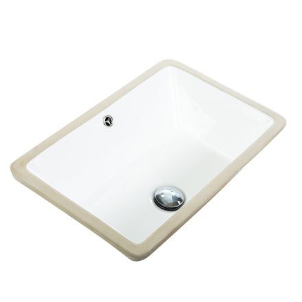 Раковина из сантехнического фаянса BelBagno BB1009 50х30 накладная цвет белый без отверстий под смеситель