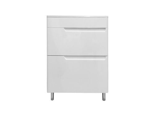 Тумба с раковиной Эстет Kare Luxe ФР-00007072 60х45х86 напольная цвет белый