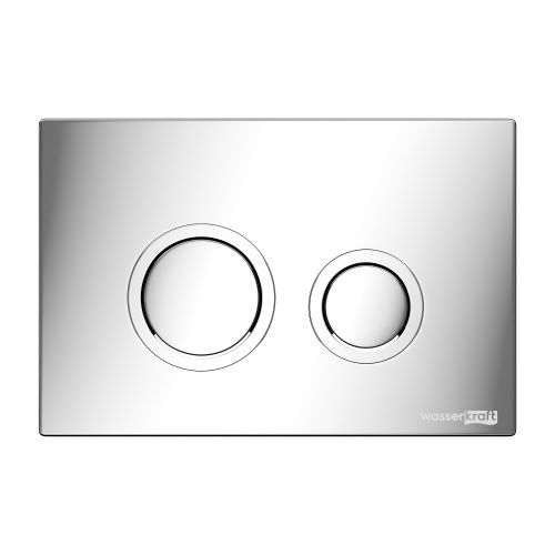 Клавиша смыва механическая Wasserkraft CH01 цвет белый