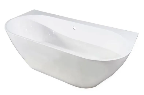 Ванна из литьевго мрамора Taliente Nemi a parete Matt NE17085Matt a parete 170х86 пристенная овальная без каркаса