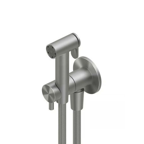 Гигиенический душ QuadroDesign Complements ID026 AS сталь шлифованная/брашированная