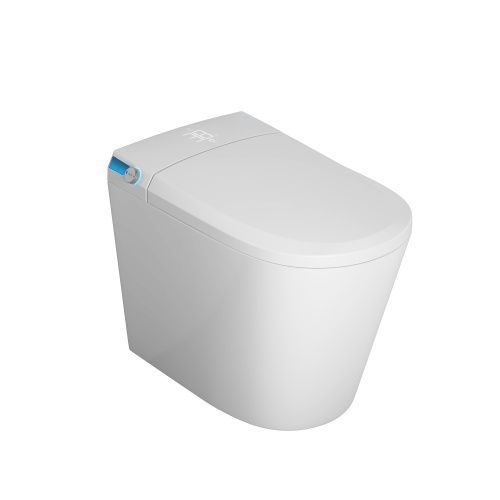 Унитаз приставной Grossman Smart GR-PR-5702 белый с сиденьем микролифт безободковый импульсный смыв