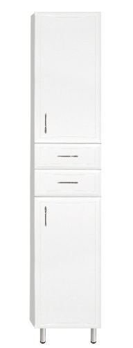Шкаф-пенал Loranto Коралл CS00025728 40х33х197 напольный цвет белый