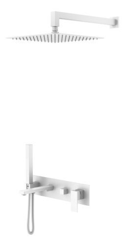 Душевая система Boheme Qubic 474-MW встраиваемая цвет белый