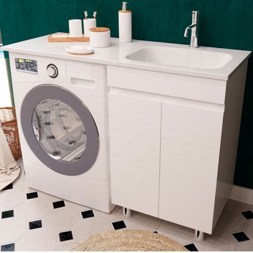 Тумба с раковиной Эстет Barcelona Luxe ФР-00007066 120х48х89 напольная цвет белый