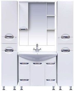 Тумба под раковину Misty Орхидея П-Орх01085-0112Я 83х34х70 напольная - фото 2