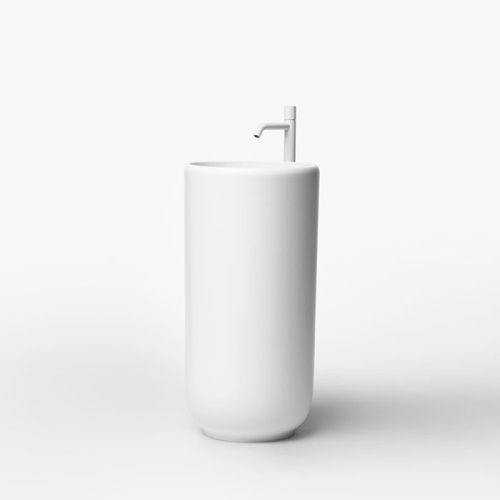 Раковина из композита Falper Homey 43 см WD20430000000 напольная цвет белый без отверстий под смеситель