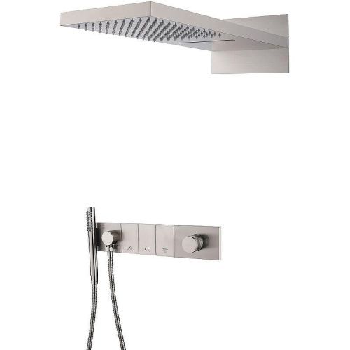 Душевая система Boheme Zodiac 132-NB встраиваемая цвет сталь