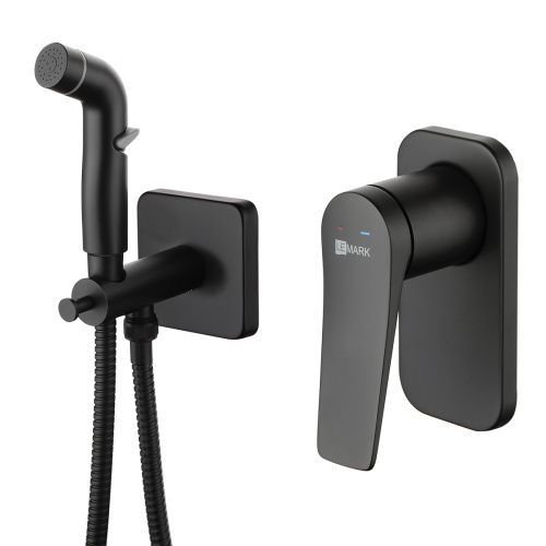 Гигиенический душ со смесителем LeMark Bronx LM3719BL черный