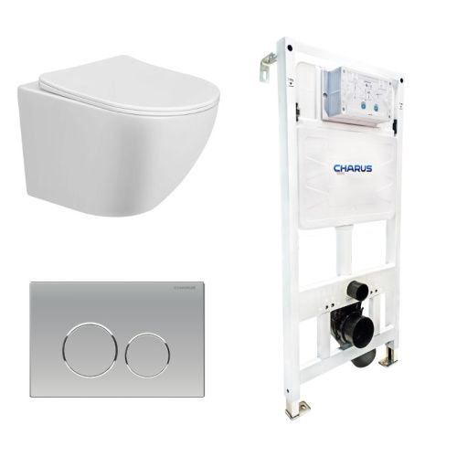 Сет унитаз + инсталляция + кнопка CC.300.80.01+FP.330.46.01+AM25010