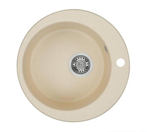 Кухонная мойка Aquaton Иверия 1A711032IV290 48х48 цвет бежевый