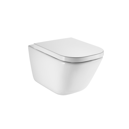 Чаша унитаза подвесная Roca GAP 7.3464.7.L00.0 цвет белый без сиденья безободковая каскадный смыв