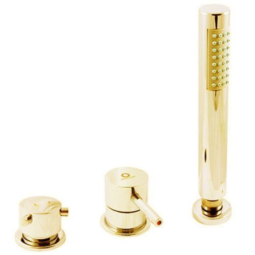 Смеситель RavSlezak SE975.5PZ на борт ванны золото