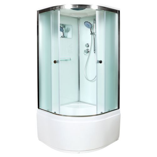 Душевая кабина AvaCan D10S 100х100 четверть круга с крышей ориентация универсальная