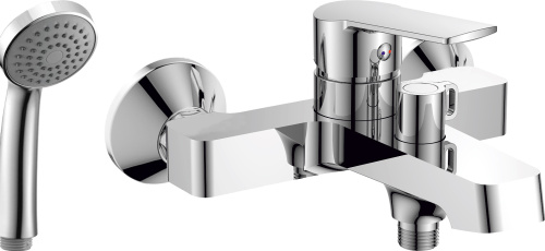 Смеситель для ванны Rush Balearic BA3935-44 настенный хром