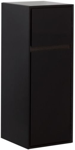Шкаф-пенал Aquanet Милан 00306376 35х33х90 подвесной цвет черный