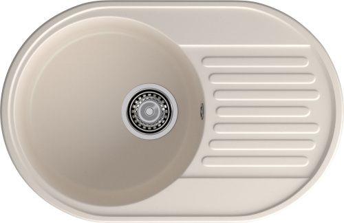 Кухонная мойка Granfest Quarz 18 белый 74х48 цвет белый поверхность матовая