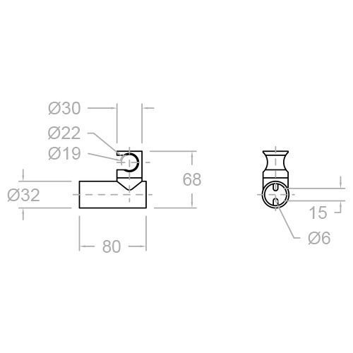 Держатель ручного душа Ramonsoler Hidroterapia 3726 - фото 2