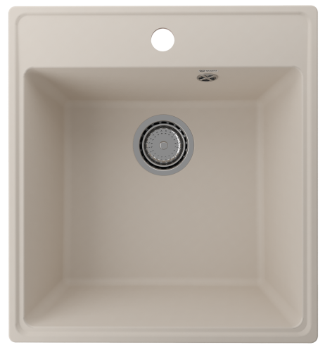 Кухонная мойка Ulgran Quartz Forte 460-02 46х50 цвет бежевый
