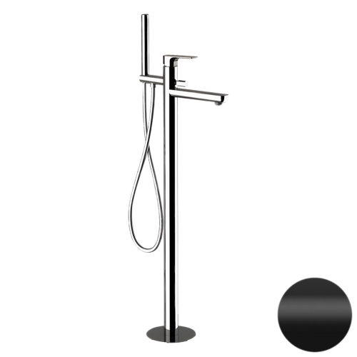 Смеситель для ванны Daniel Tiara TA67815 напольный черный