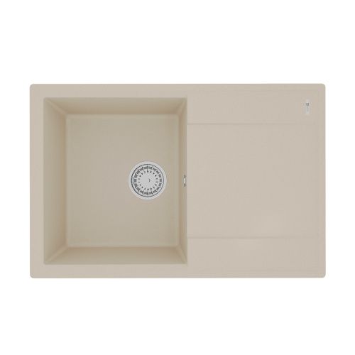 Кухонная мойка LeMark Imandra 760 9910026 76х50 цвет бежевый поверхность матовая