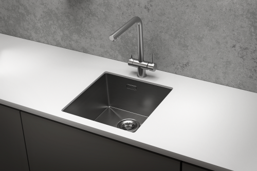 Кухонная мойка Granula 4445U, СТАЛЬ САТИН 44х45 цвет сталь сатин поверхность матовая