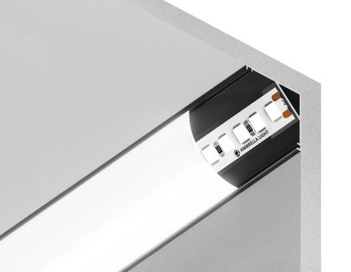 Алюминиевый угловой профиль Ambrella Light Alum Profile (Алум Профиле) GP2100BK