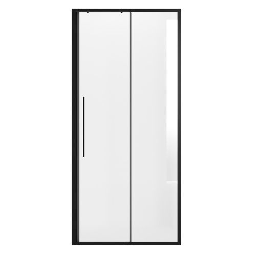 Душевая дверь Niagara Nova NG-84-10AB 100х195 стекло прозрачное профиль черный матовый