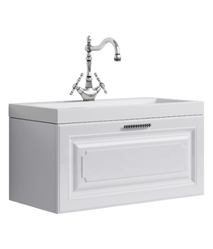 Тумба под раковину Aqwella Y Emp.01.08/W 80х40х37 подвесная