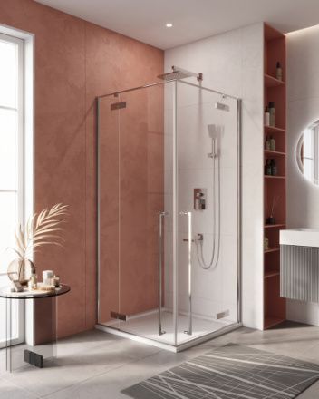 Душевой уголок Cezares LINER LINER-A-2-90-C-Cr 90х90 стекло прозрачное профиль хром глянцевый без поддона