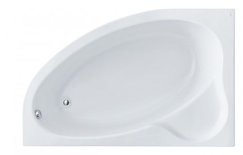 Ванна акриловая Santek Эдера 1WH501662 170х100 пристенная асимметричная без каркаса