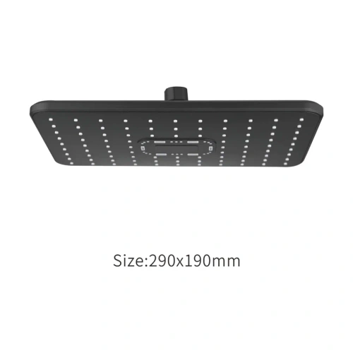 Верхний душ Rose RH32H черный