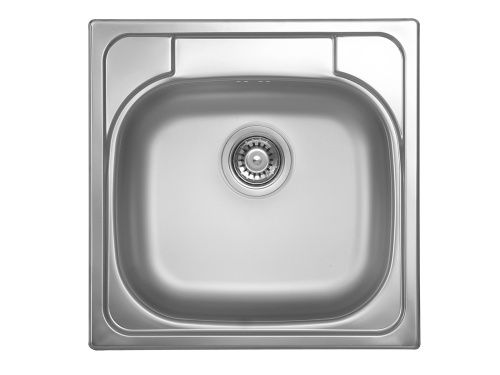 Кухонная мойка Ukinox Гранд GRP480.480 -GT8K 0C 48х48 цвет хром поверхность полированная