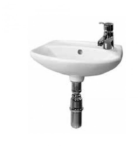 Раковина из сантехнического фарфора Jika Lyra 8152710001069 30х41 подвесная цвет белый 1 отверстие под смеситель