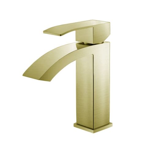 Смеситель Fmark FS8601C на раковину золото матовое