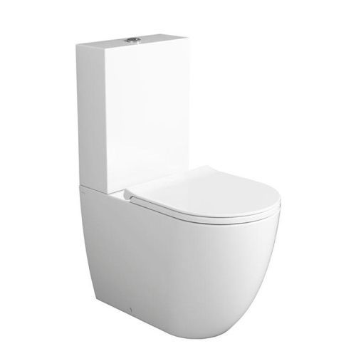 Чаша унитаза напольная Simas Vignoni VI07bi цвет белый без сиденья и без бачка каскадный смыв