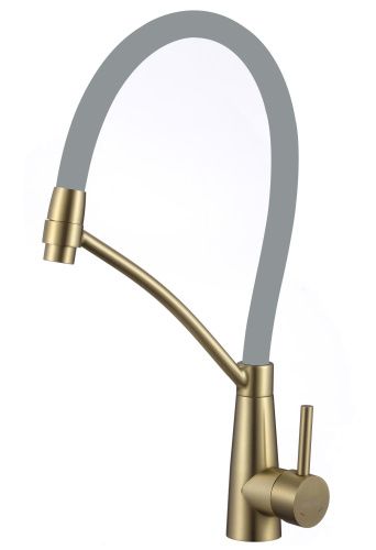 Смеситель для кухни Fmark FS8255C-04 на мойку золото матовое