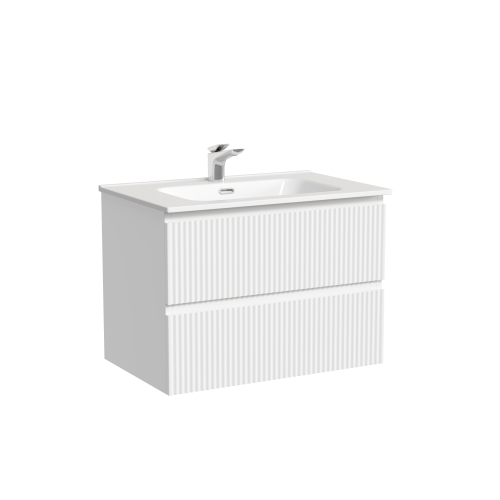 Тумба под раковину Sancos SNOB R SNR70W 69х45х50 подвесная цвет белый