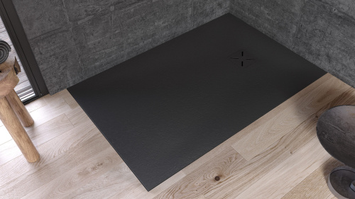 Душевой поддон Kolpa-San LIMBO 551230 140х90 литьевой мрамор антрацит