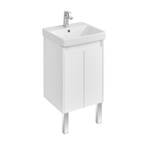 Тумба под раковину Aquaton Сканди Doors 1A278701SD010 46х45х59 напольная/подвесная цвет белый