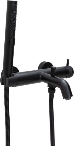 Смеситель для ванны с душем Allen Brau Priority 5.31D10-31 настенный черный