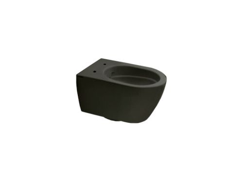 Чаша унитаза подвесная Scarabeo Glam 5201/TW B49 цвет черный без сиденья безободковая смыв торнадо