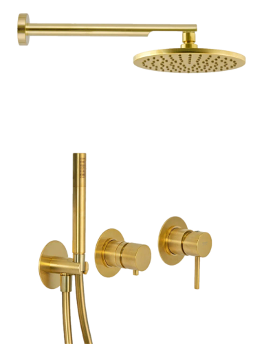 Душевая система Remer X Style X96S02OBG встраиваемая в стену