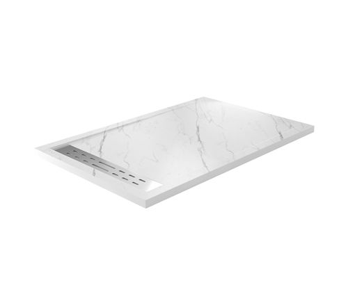 Душевой поддон WasserKRAFT Rhin 44T 44T36 140х90 искусственный камень белый