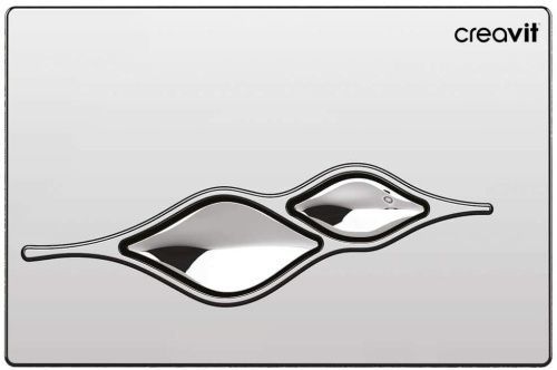 Клавиша смыва механическая Creavit GP1004.00 цвет хром глянцевый