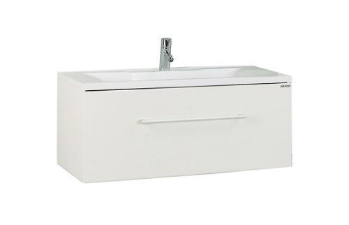 Тумба под раковину Aquaton Мадрид 1A126901MA010 100х45х43 подвесная цвет белый