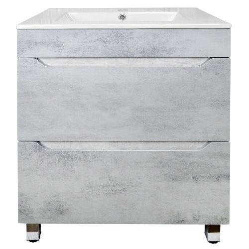 Тумба с раковиной Loranto Florena CS00086990 60х47х81 напольная цвет серый матовый